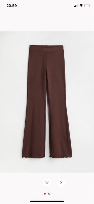 Pantaloni tip jazz maro hm