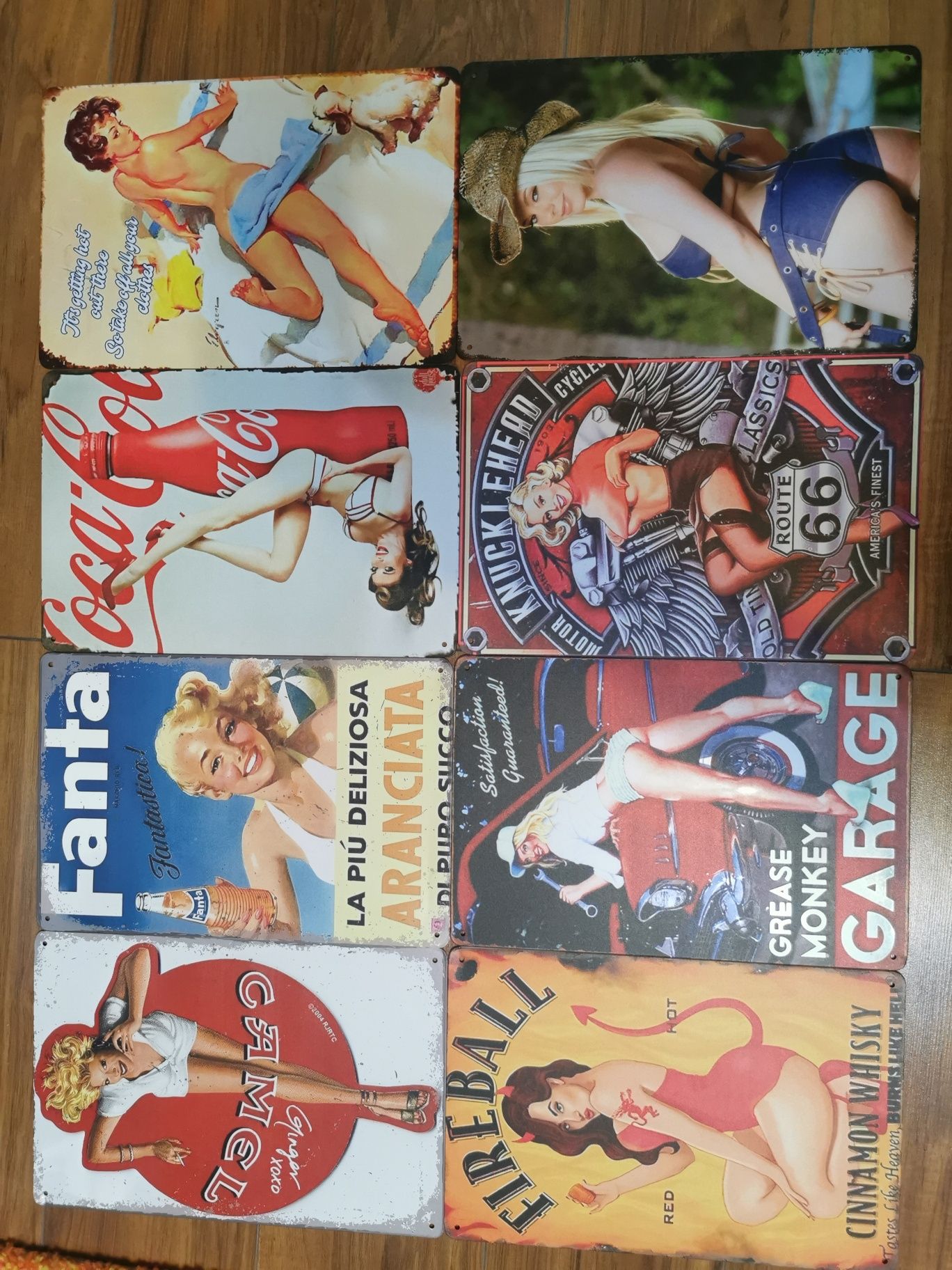 Tablii metalice vintage reclame bar