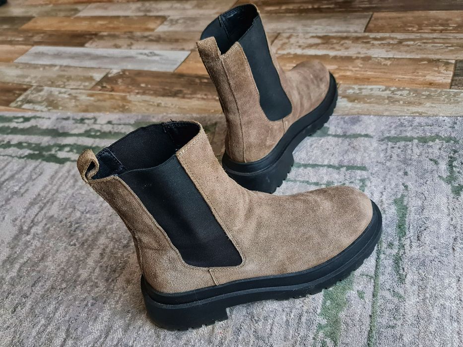 Ghete barbati piele naturala nabuc marime 44 ! Ca Noi