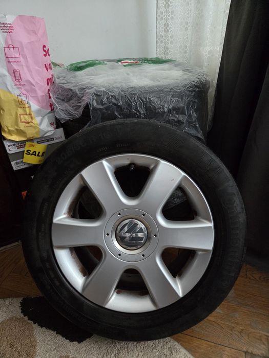 Jante aliaj 16"originale VW 5x112,pt golf,passat si toata gama vag