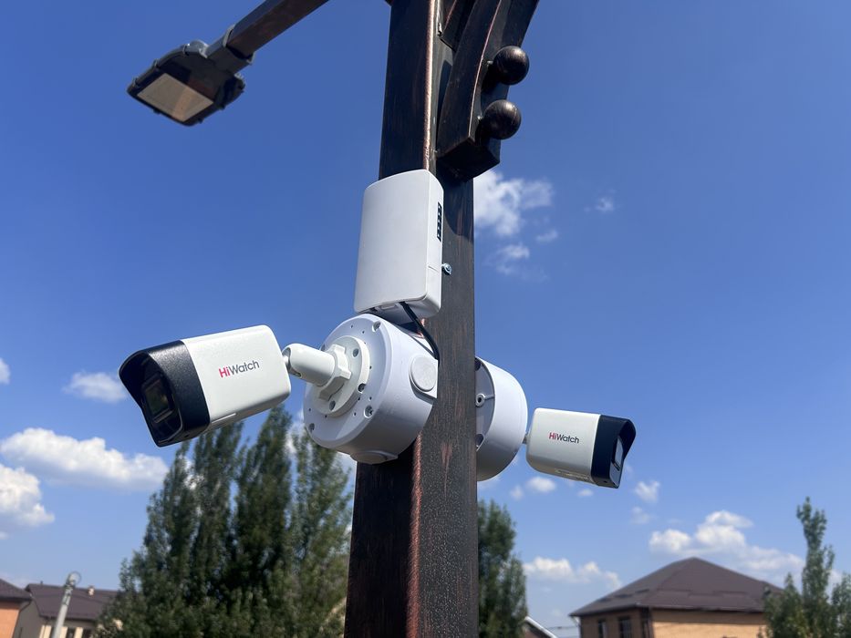 Установка видеонаблюдения, пожарная, охранная сигнализация