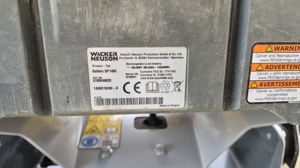 Compactor electric Wcker Neuson