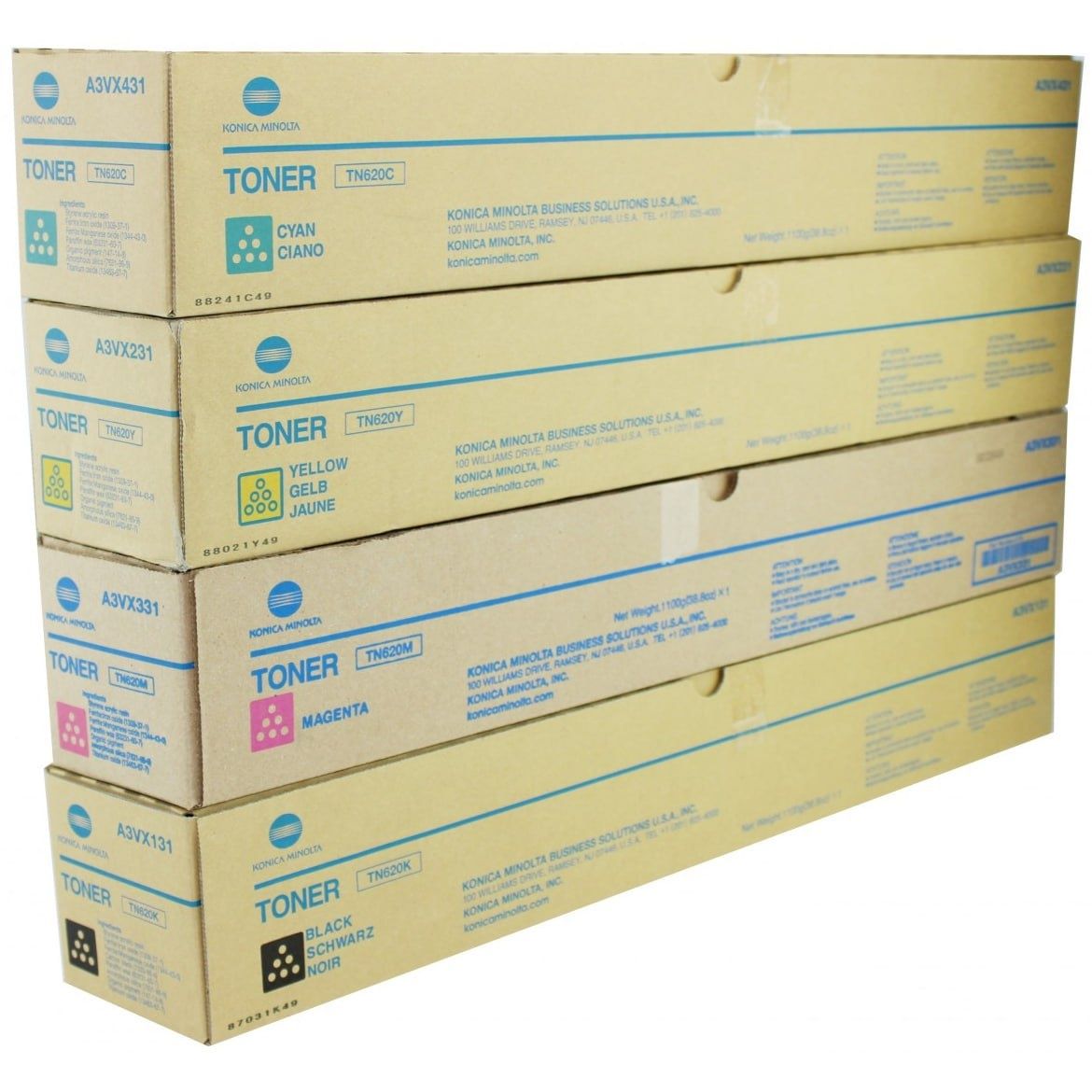Тонер TN620C Toner Cyan