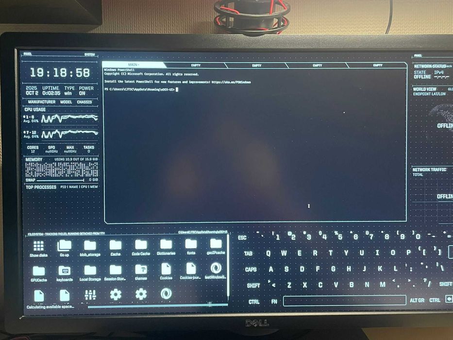 Monitor 27” 2K (2560×1440), 60Hz, IPS