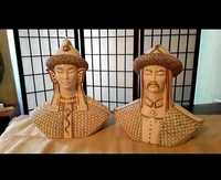 statuete din ceramica , origine asiatica