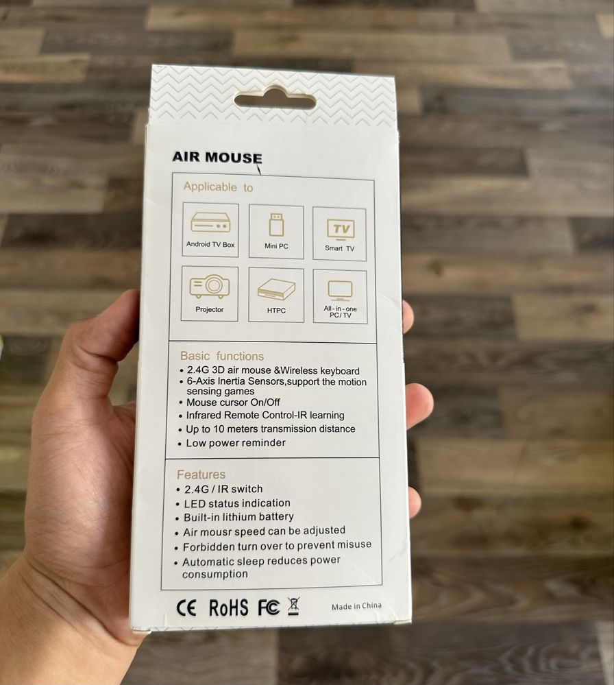 Wechip W1 Air Mouse — пульт и мышка в одном