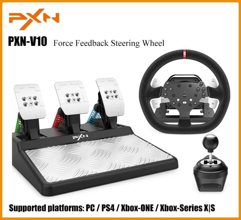 Продам игравой руль PXN V10