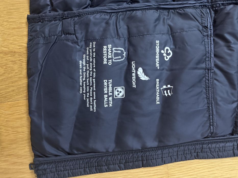 Vesta femei M&S marime XXL, neagra, puf gasca, ultralight