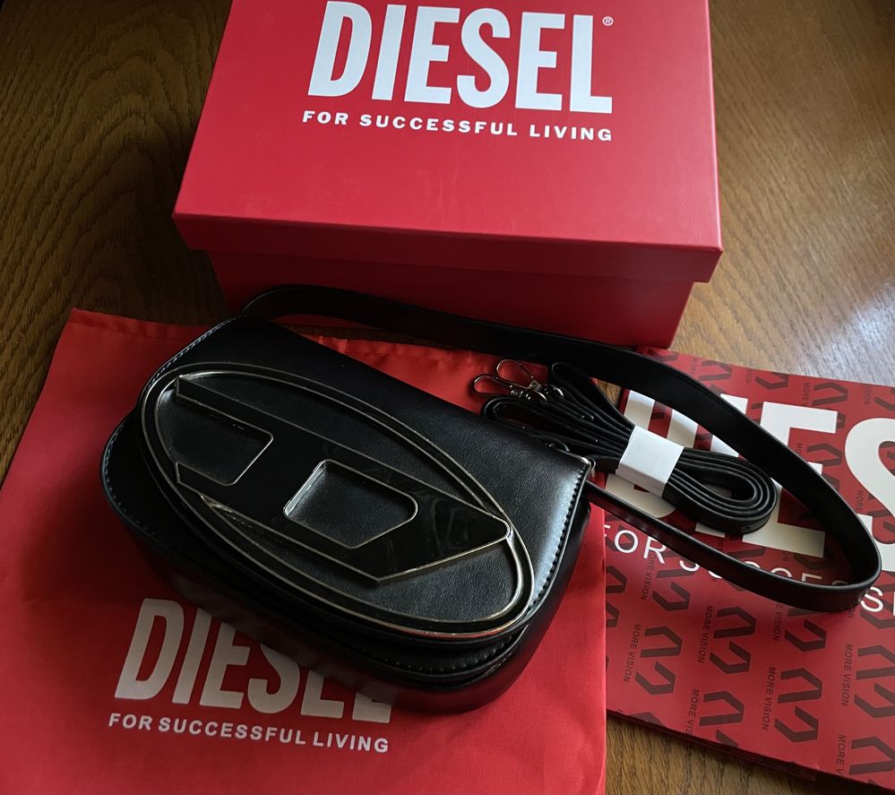 Diesel 1Dr Iconic Shoulder Bag - Black