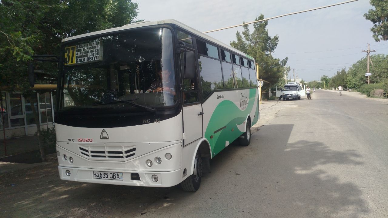 Автобус исузи метан