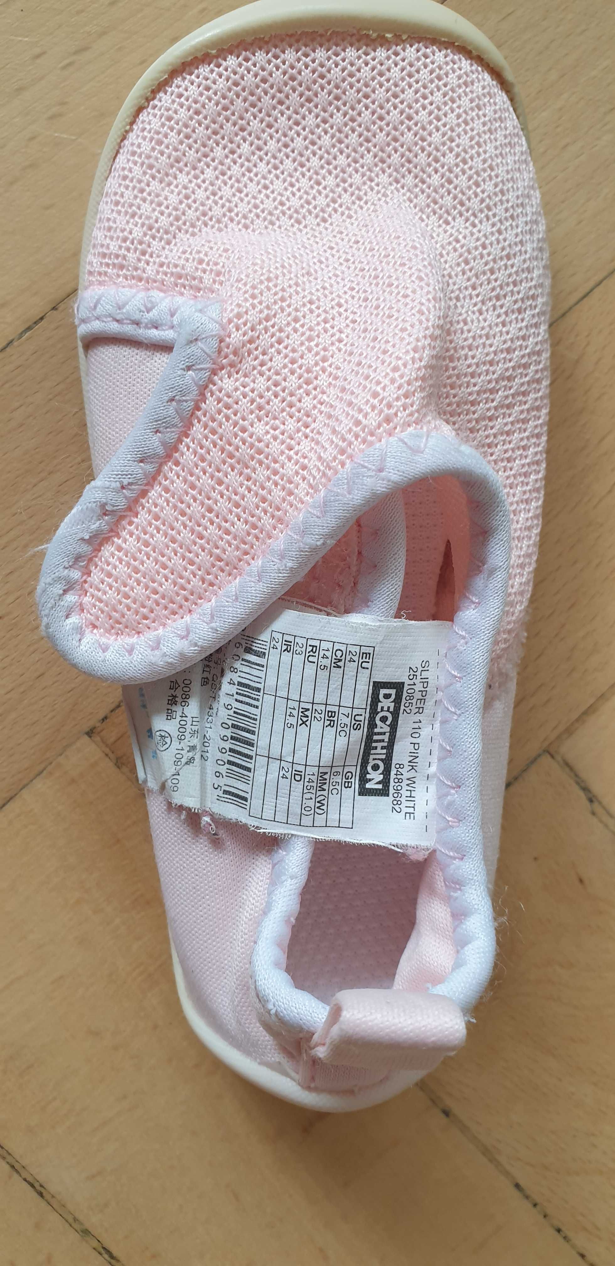 Espadrile Decathlon nr 24,cu scai (cca 15 cm)