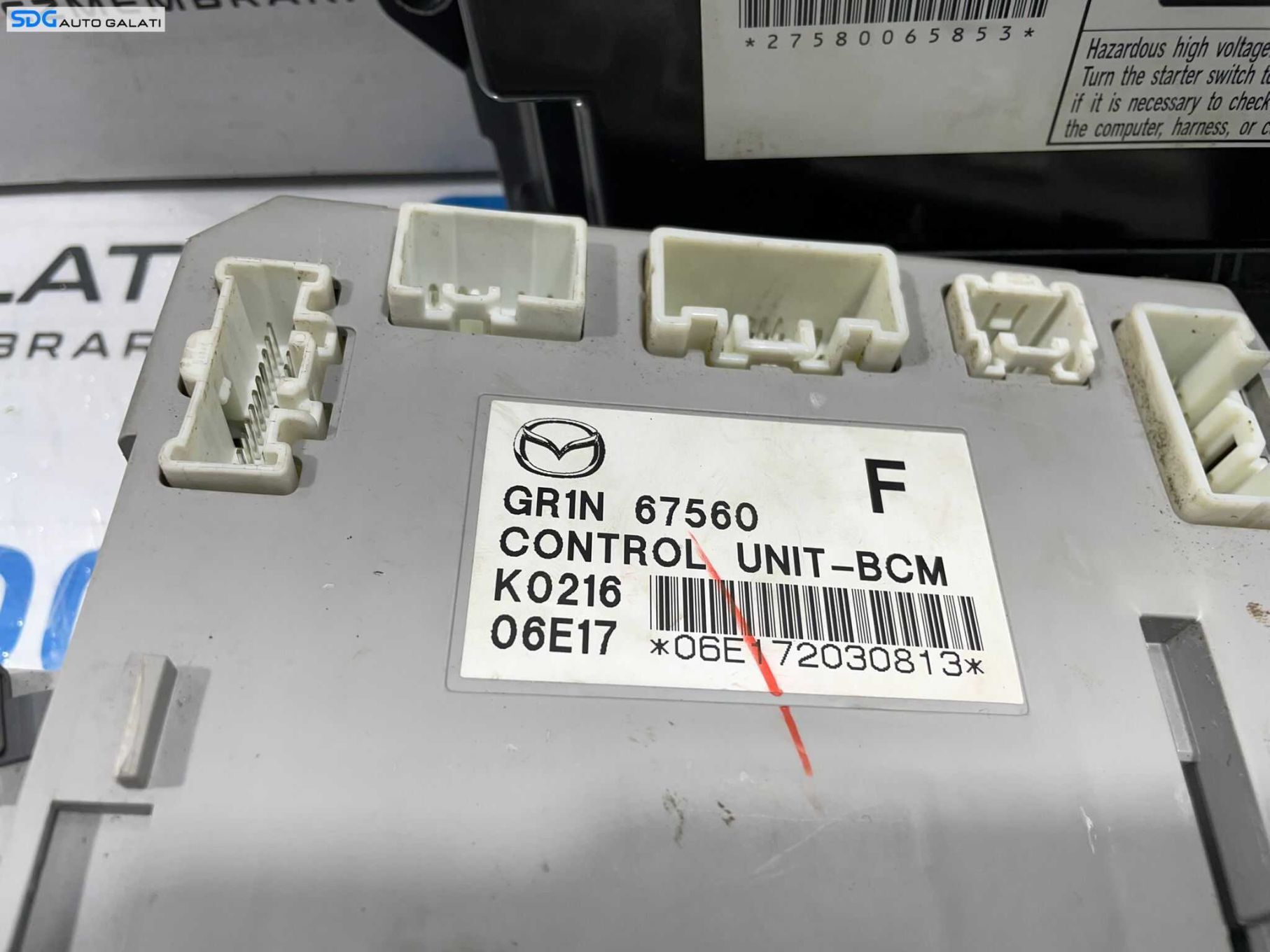 Kit Pornire ECU Calculator Motor RF7J Calculator Confort Contact Cititor Chei Cheie CIP Imobilizator Mazda 6 RF7 2.0 Diesel 2002 - 2008 Cod 275800-6585 67890A 67560GJ6A-66-938A[L4334] [L4335]