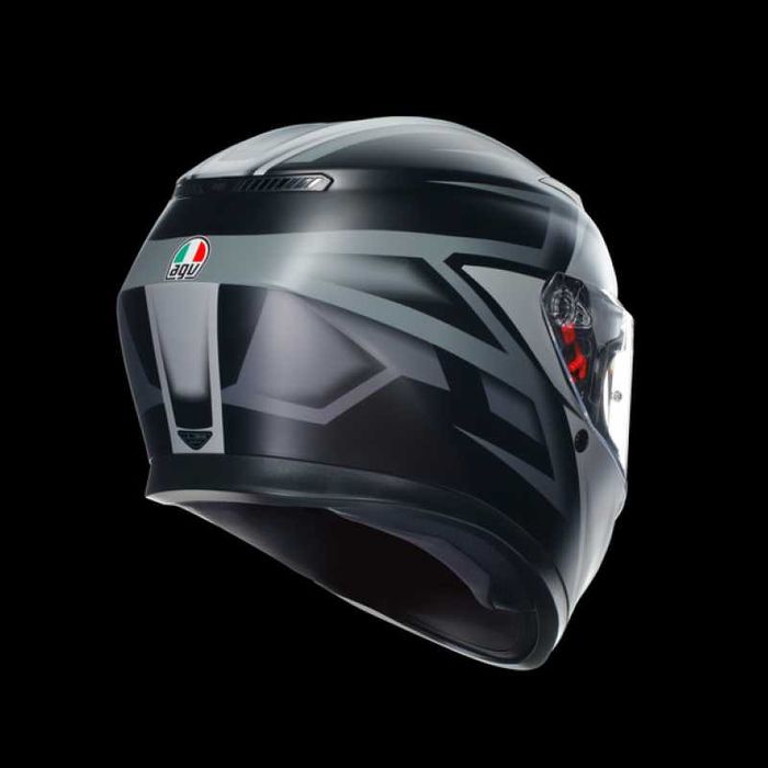 КАСКА AGV K3 Compound Matt BLACK/GREY Размери M,L,XL