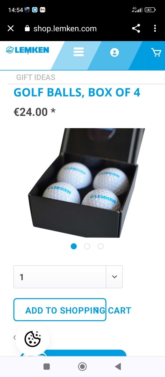 Мячики для гольфа Lemken