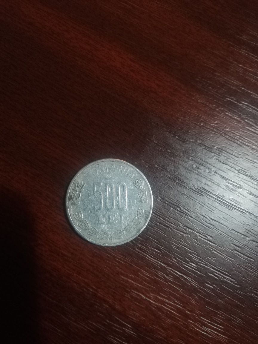 Moneda 500 lei Aluminiu,An 1999