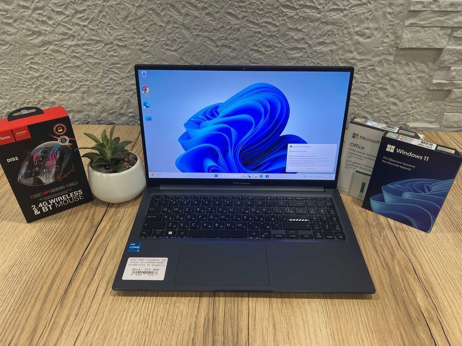 Ноутбук бизнес-класса ASUS VivoBook 16X /Core i5-12500H/8GB/512GB/OLED