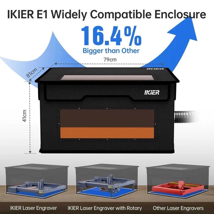 Лазер iKier K1 Pro Max: 48W/24W с аксесоари