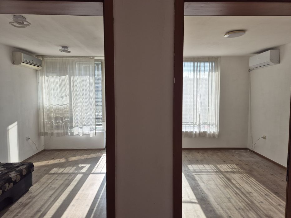 Под наем двустаен необзаведен апартамент централен район