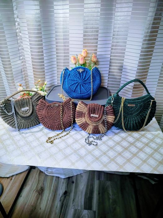 Poșete croșetate handmade