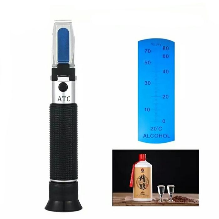 Рефрактометр для спирта, алкоголя