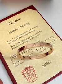 Brățară model Cartier LOVE 19 Rose Gold 750
