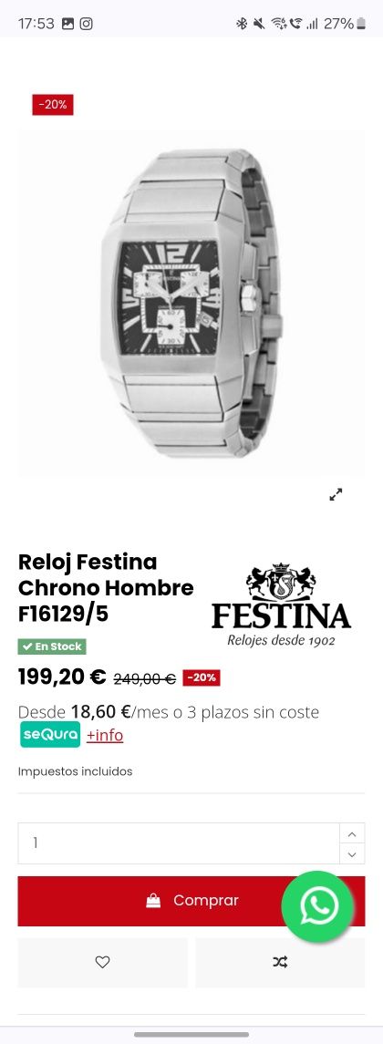 Festina F16129/5.