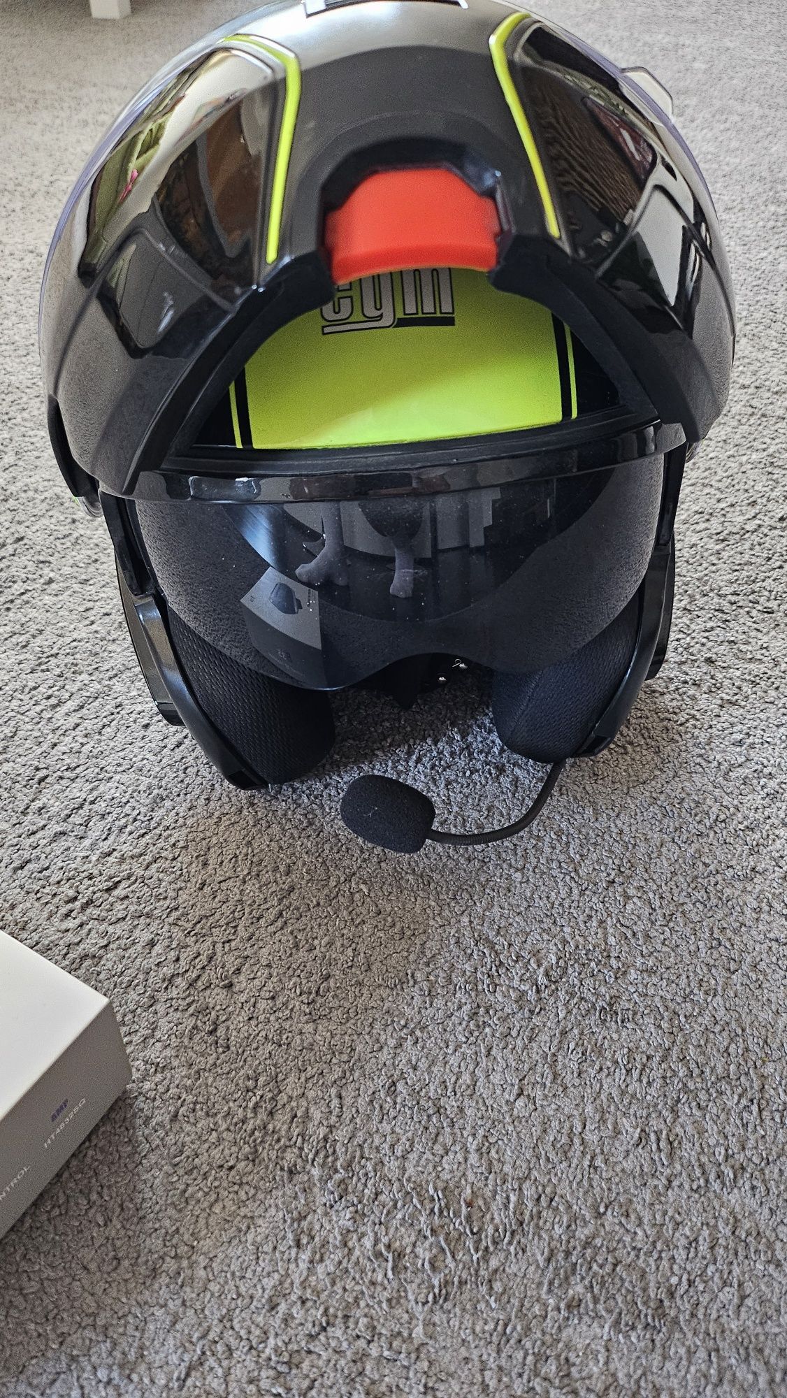 Casca moto flip up