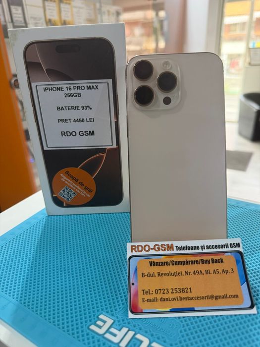 Iphone 16 Pro Max 256gb/Neverlock/Garantie