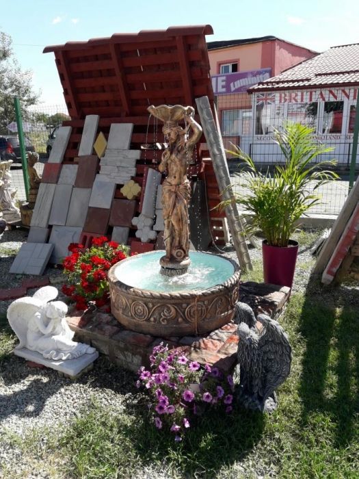 Fantana arteziana din beton,F2,fantani arteziene beton,ornament gradin