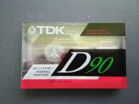 Casete TDK D 90 (1990-95) sigilate
