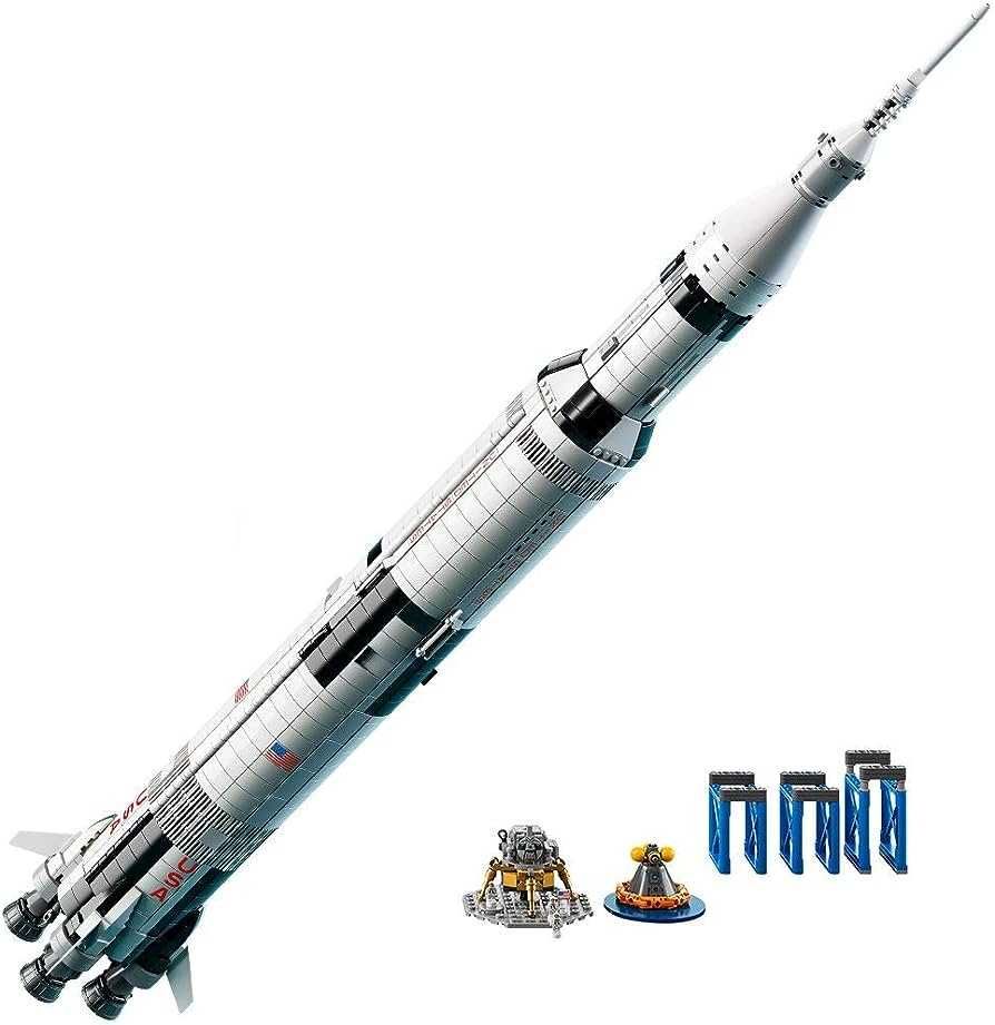 TIP lego Ideas racheta nava NASA Apollo Saturn V 92176