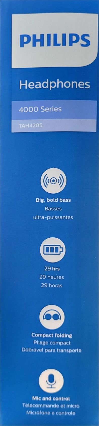 Casti Wireless Philips 4000 Series negre