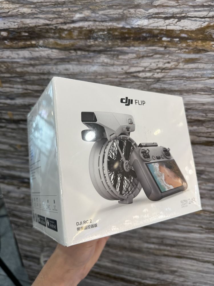 Новый Дрон DJI Flip с пультом управления RC2