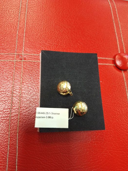 Дамски златни обеци - 3,86 гр.