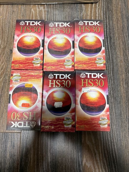 Продавам видео касетки TDK -HS 30