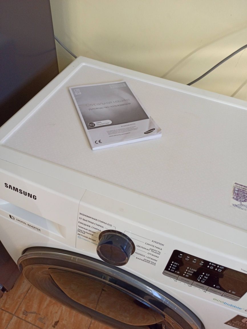 Модель Samsung EcoBubble 6.5-kг AddWash стиралный автомат
