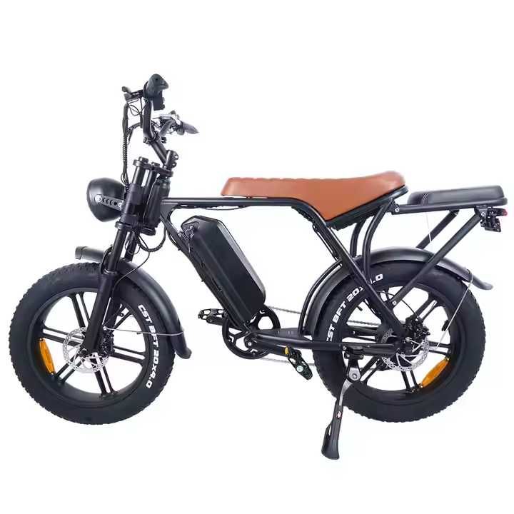 Електрически велосипед, Electric V8, 750W, 15.AH, Кафяв цвят