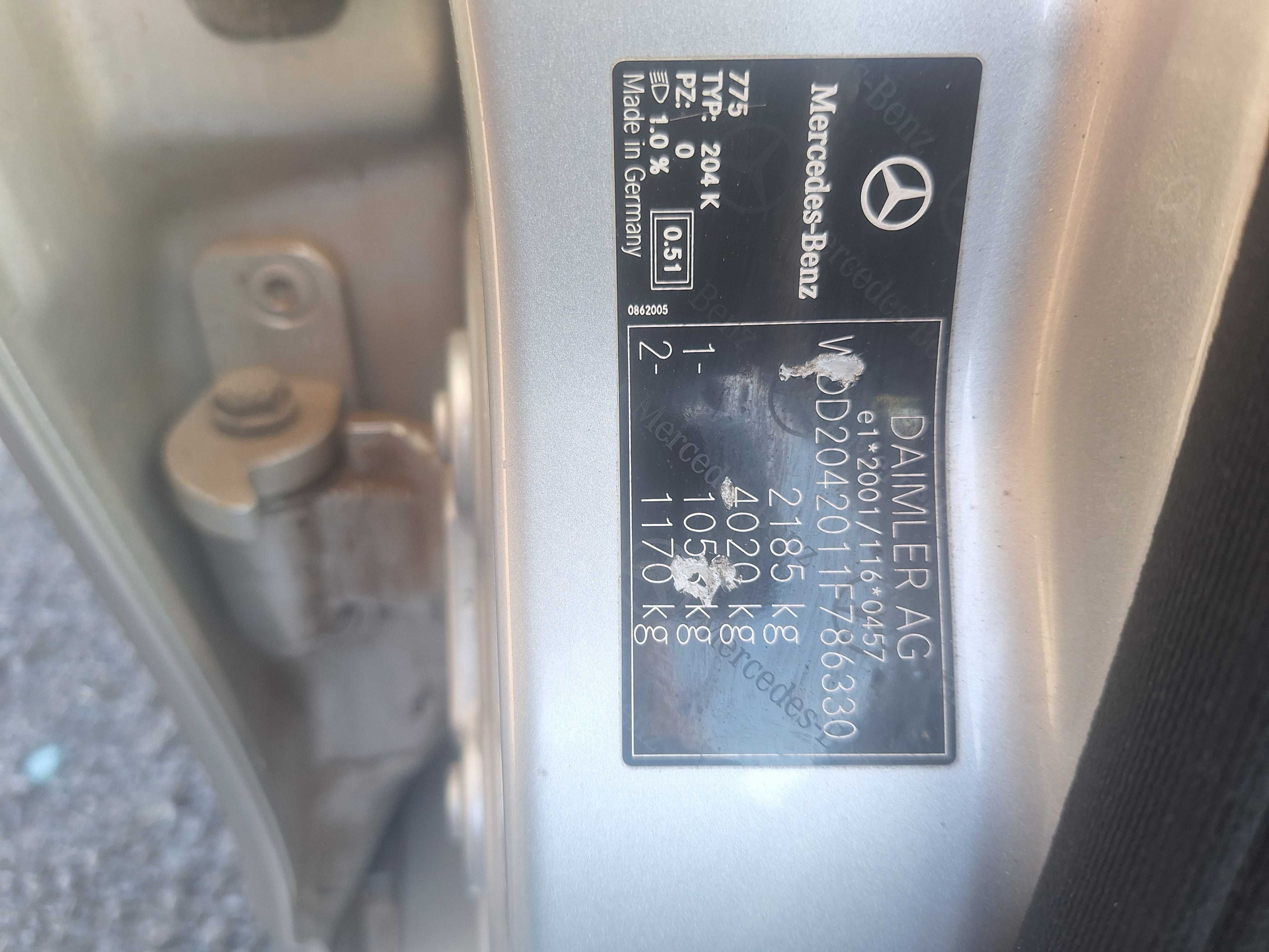 Мерцедес W204 2011 г. На части код 651