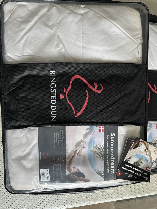 Одеяла пуховые, в упаковке, 1-спальные, куплены в DutyFree, 2шт