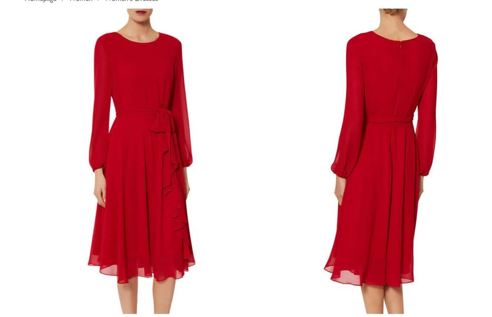 Платье красное Gina Bacconi новое