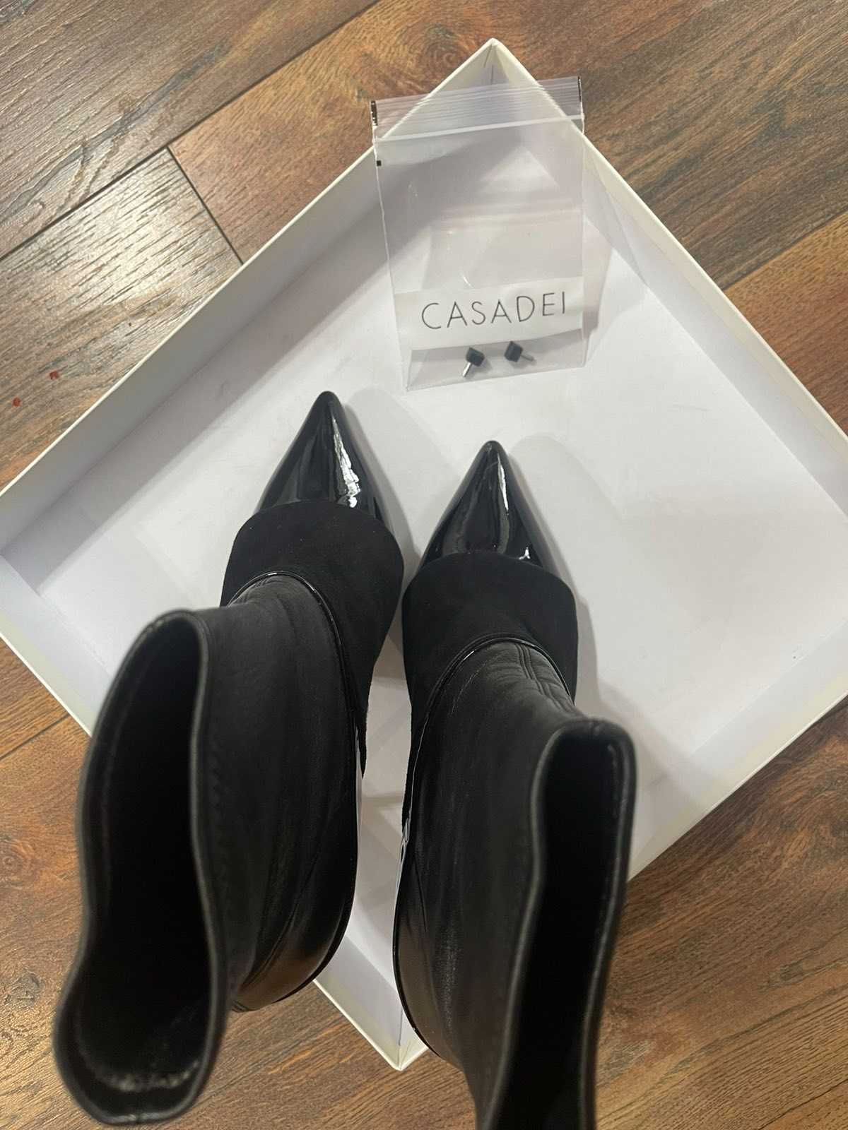 Casadei Боти Tiffany Nero