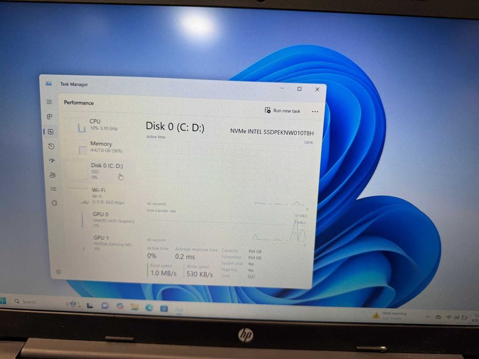 Hope Amanet P10/HP 15 I5-1035G1 1TB SSD 8GB RAM