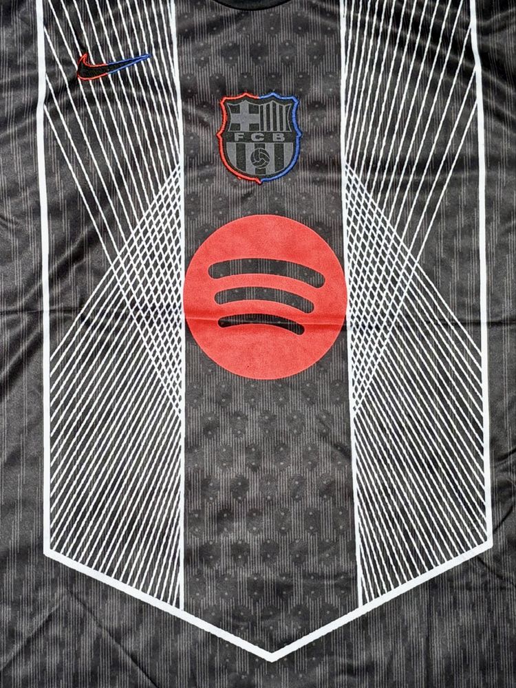 Tricou fotbal Barcelona - Lamine Yamal (black)