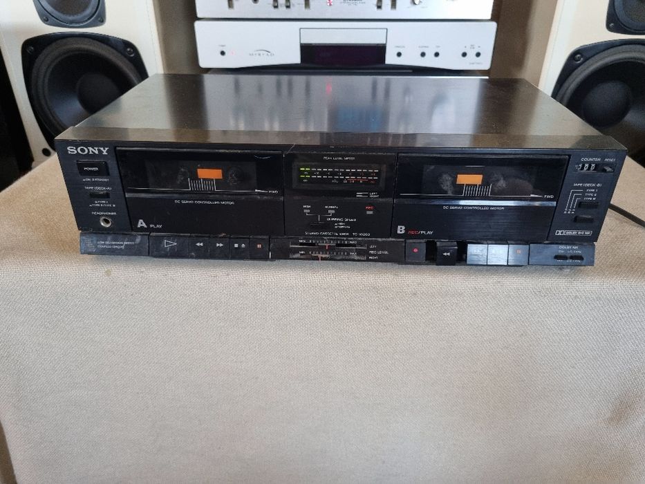 Deck Sony TC-W 200. Pentru Reconditionat.