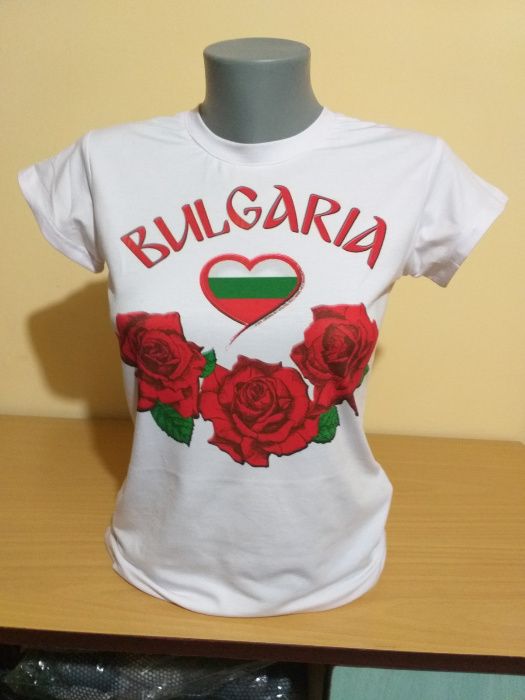 Дамска тениска на България - високо качествена сублимация - 3 варианта
