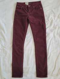 Nudie Jeans "Skinny Lin" Burgundy Corduroy W27 L32