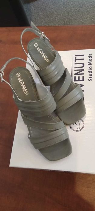 Sandale verzi Benvenuti