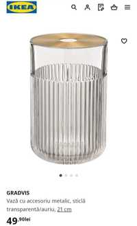 IKEA vaza noua sticla design modern pret 35 lei de la 50 lei NOUA
