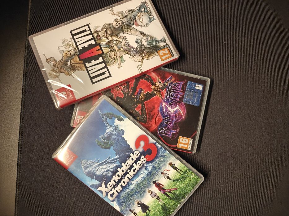 Xenoblade Chronicles 3 Bayonetta 3 Live a Live Nintendo Switch