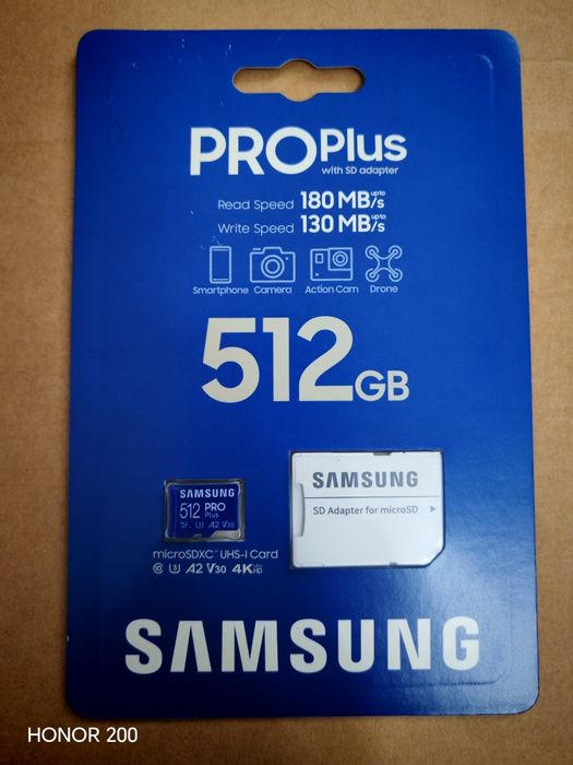 Samsung pro plus MicroSD 512GB